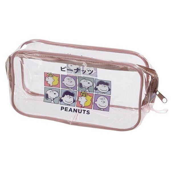 昭和レトロ　スヌーピー クリアポーチ　ビニール　日本製　ピーナッツ 昭和レトロ スヌーピー クリアポーチ ビニール 日本製 ピーナッツ