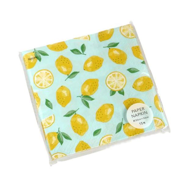 ペーパーナプキン、15枚入りです。フルーツ柄のペーパーナプキンです。食卓に敷いたりラッピングなどに使えます。※色・柄の指定はできません●1枚のサイズ(約)・330×330mm●材質・バージンパルプ100%●用途・ペーパーナプキン 紙ナフキン...