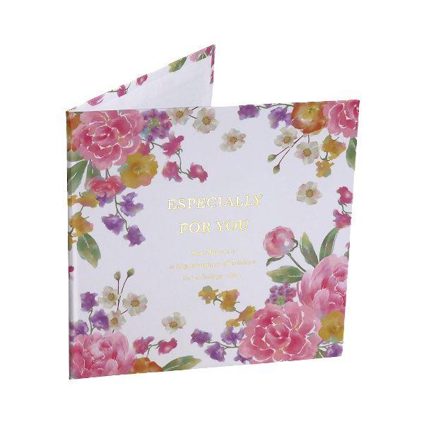 ミニ色紙です。2つ折りタイプのミニ色紙です。色とりどりの花が華やかです。コンパクトでもしっかり書けます。※色・柄の指定はできません●サイズ(約)・見開き:150×305mm●材質・紙●用途・色紙 送別 御祝 メッセージ カード ●キーワード...