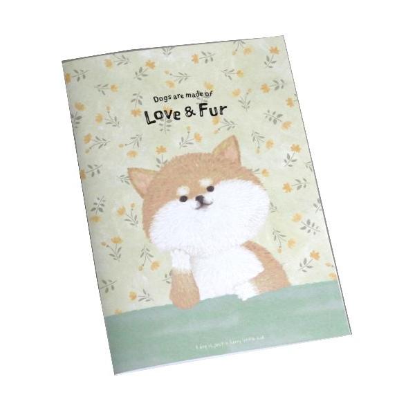 A5中綴じノート A罫 犬 48ページ ［色柄指定不可］ (100円ショップ 100