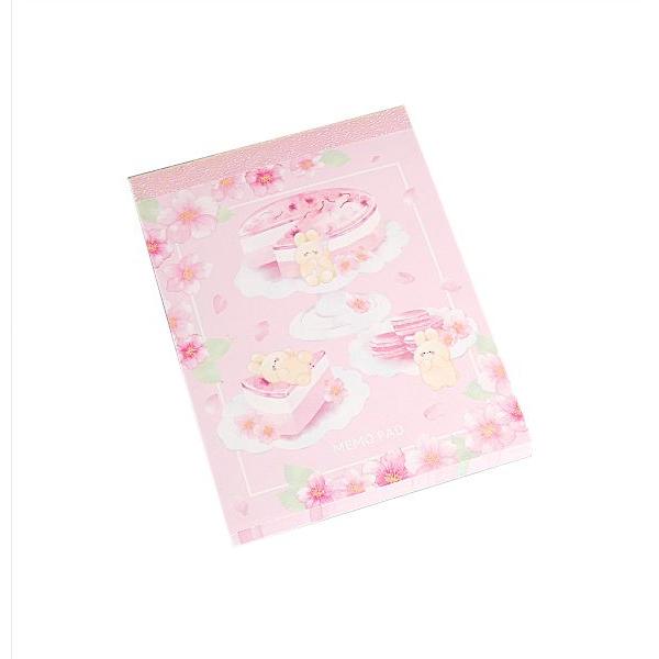 クロスメモ 桜巡り SE スイーツ柄 10×7.5cm 80枚 ［色柄指定不可