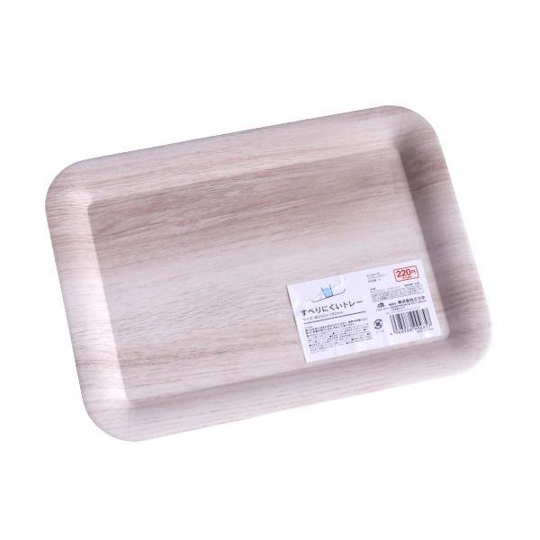 ノンスリップトレイです。滑り止め加工を施し、置いたものが滑りにくくなっております。コップなどを安心して移動できます。※滑り止め加工は永久的なものではございません※電子レンジ・オーブン・食器洗浄機・乾燥機 非対応※パッケージの表示価格は店頭販...