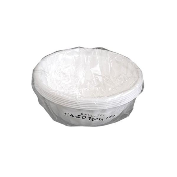 どんぶり、5枚入りです。どんぶり形の使い捨て容器です。電子レンジでの使用が可能です。※オーブン・オーブントースター・冷凍庫 非対応●1枚のサイズ(約)・直径160×高さ68mm●耐熱100度●材質・ポリスチレン ポリプロピレン●用途・どんぶ...