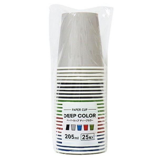 ペーパーカップ、25個入りです。5色×各5個入りの紙コップです。レジャーやイベントで便利に使えます。※カラーの並び順が異なります※内面加工を施しておりますが、熱い飲み物を入れると柔らかくなることがございます※電子レンジ・オーブン・オーブント...