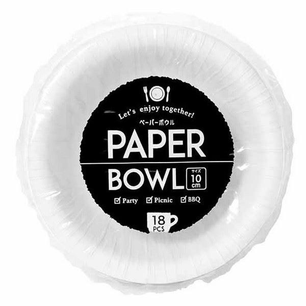 ペーパーボウル、18枚入りです。深さがあり食品がこぼれにくいです。使い捨てで、レジャーやパーティに便利です。※電子レンジ・オーブントースター・冷凍庫等 非対応※熱い食品を乗せるとシミたり柔らかくなることがございます●1枚のサイズ(約)・直径...