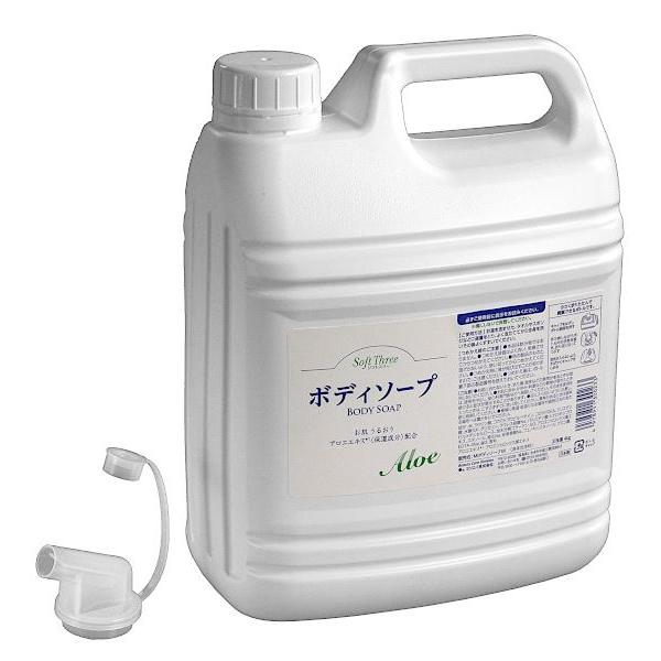 ボディソープ ソフトスリー アロエ 4kg : 100円雑貨&日用品卸-BABABA