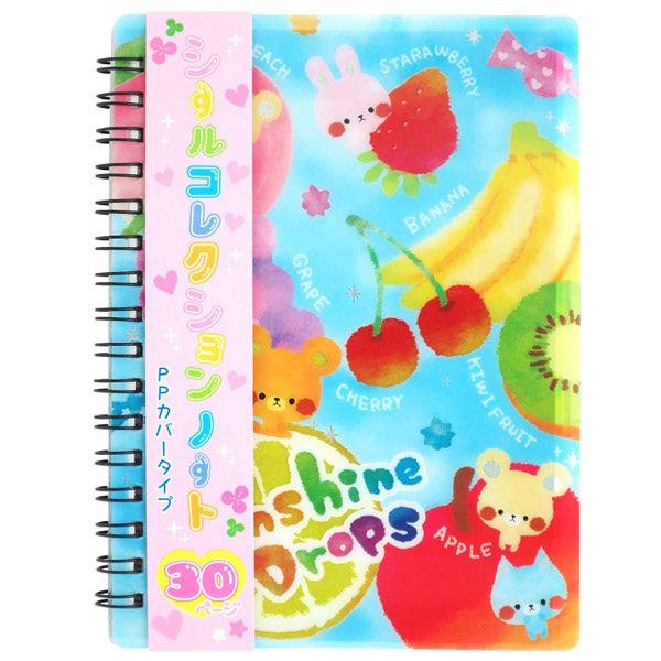 シールコレクションノート　ＰＰカバー　１５×１１ｃｍ　３０ページ　［柄指定不可］