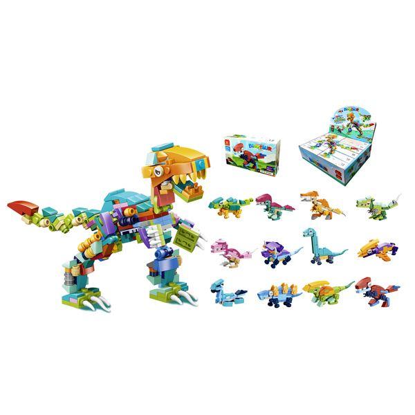 ブロックコレクションです。いろんな恐竜をブロックで組み立てられます。組み立て説明書付きです。12種類全てを集めるとスーパーティラノサウルスが作れます。※種類の指定はできません●サイズ(約)・ティラノサウルス:52×20×70mm●対象年齢・...