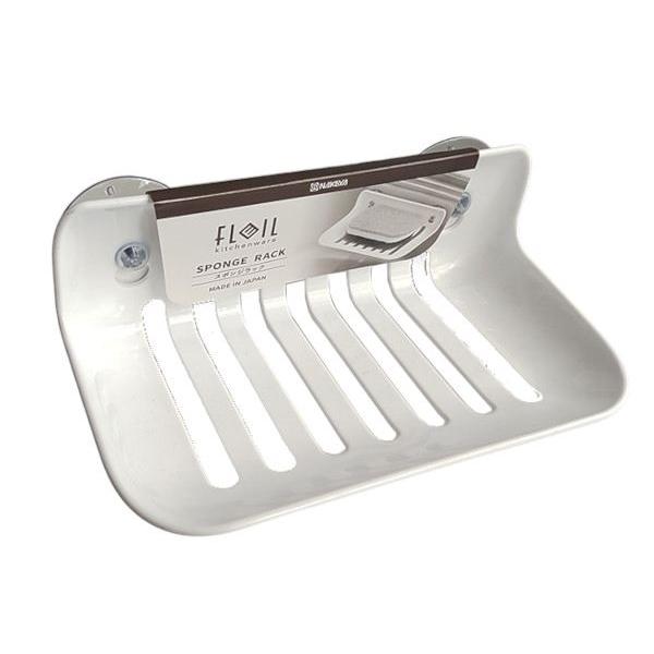 スポンジラックです。吸盤付きでシンクなどに取り付けられます。水切りしながら置けて衛生的です。※自動食器洗浄機・食器乾燥機 非対応●サイズ(約)・180×110×高さ65mm(吸盤含む)●色・ホワイト●耐熱120度(本体) 耐熱70度(吸盤)...