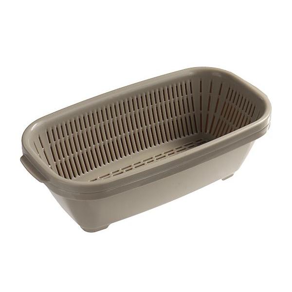 ざるとボウルのセットです。スリムタイプで重ねて使えてコンパクトに収納できます。野菜・果物などの食材の水切りができます。鍋もの・バーベキューの食材入れにもお使いいただけます。※直火・電子レンジ・オーブン・食器洗浄機・乾燥機 非対応※色の指定は...