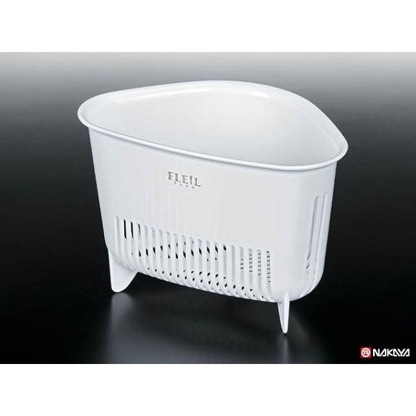 ○清潔感のある、白い　流しコーナー　です。シンクで生ゴミを捨てる、ゴミ入れとしてお使いいただけます。※自動食器洗浄器・食器乾燥機は使用できません。□外寸サイズ（約）・１３７×２１１×高さ１４６ｍｍ□色・ホワイト□耐熱１２０度□原料樹脂・ポリ...