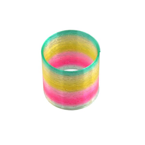 レインボースプリング 直径6.4×6.6cm (100円ショップ 100円均一 100均一 100均)