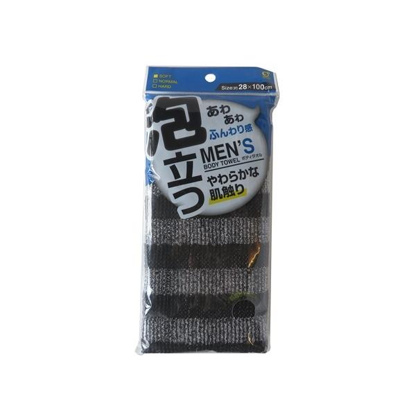 ボディタオル メンズ 泡立つふんわり感 ２８ １００ｃｍ 2okz 100円雑貨 日用品卸 Bababa 通販 Yahoo ショッピング