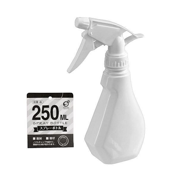 スプレーボトル ホワイト 容量250ml (100円ショップ 100円均一 スプレーボトル ホワイト 容量250ml (100円ショップ 100円均一
