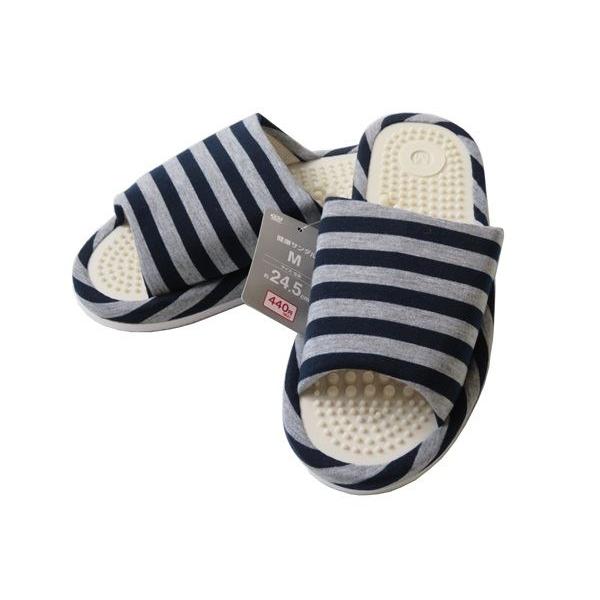 健康サンダル ボーダー柄 Mサイズ(24.5cm)