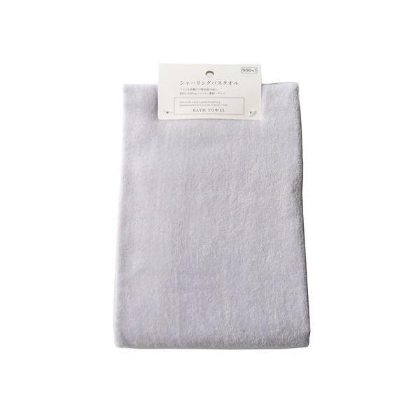 バスタオルです。シャーリング加工のサラッとなめらかな肌触りです。入浴後・洗顔・スポーツの汗拭き等にオススメです。※縫製品の為サイズの異なりや糸のほつれ等がございます※塩素系・漂白剤含有の洗剤・タンブラー乾燥・アイロン・ドライクリーニング 非...