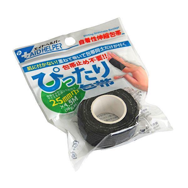 包帯です。重ねて巻いて包帯同士が包帯止め不要で付きます。特殊加工により、皮膚や髪の毛にくっつかずべたつきもございません。伸縮性があり関節部のような部位にも巻きやすくフィットします。※使い捨てタイプのため洗濯はしないでください●サイズ(約)・...