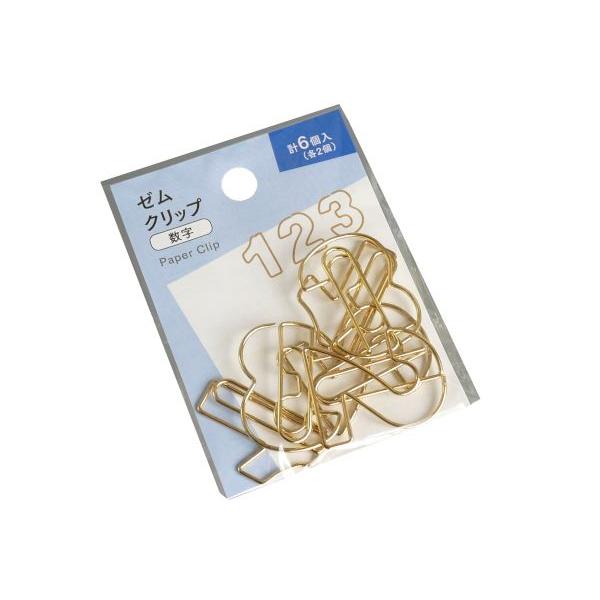 ペーパークリップ、6個入りです。数字の1・2・3の形状のペーパークリップ各2個のセットです。紙にかわいく留められます。●1個の当店計測サイズ(約)・17×27mm●材質・スチール ニッケルメッキ●用途・クリップ 紙留め 書類 文具●キーワー...