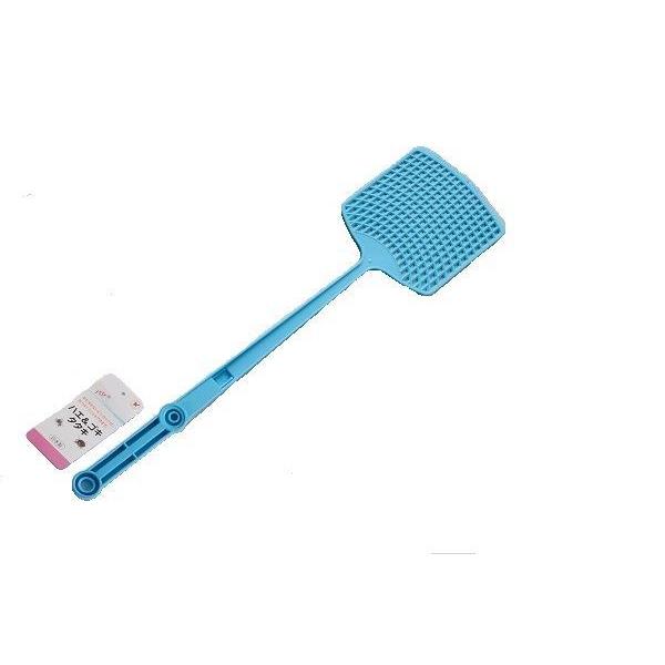 〇ハエ＆ゴキタタキです。ハエやゴキブリなどの害虫退治に活躍します。ピンセット内蔵で手を汚さず処理できます。タタキの先ですくうこともできます。●サイズ（約）・１１２×全長４７５ｍｍ●材質・ポリプロピレン●用途・ハエタタキ　ゴキブリ退治　害虫駆...