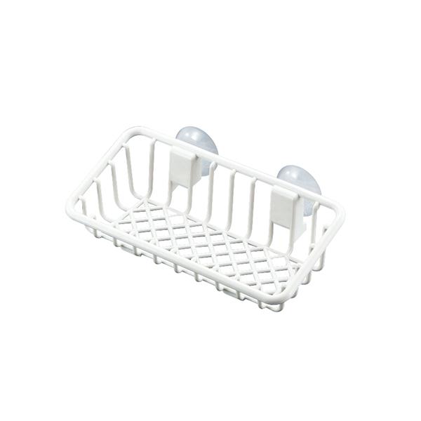 〇キッチン用ラックです。スポンジやたわし、液体洗剤などをひとまとめに収納できます。網目が大きいため、水が切りやすくなっております。吸盤式で、シンクの内側や壁面などに取り付けることができます。※食器乾燥機・電子レンジ・冷凍庫　非対応●サイズ（...