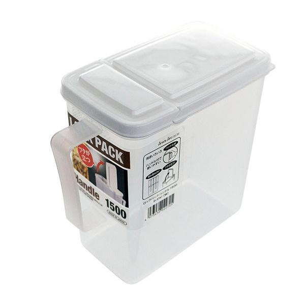 保存容器 ロックパックハンドル 容量１ ５ｌ ホワイト 2snd45034 100円雑貨 日用品卸 Bababa 通販 Yahoo ショッピング