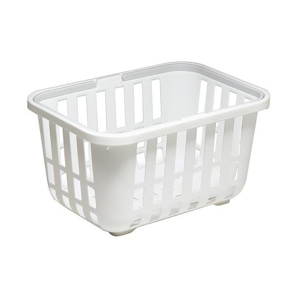ノルドバスケット ホワイト 18×25.2×高さ13.5cm : 100円雑貨&日用品卸