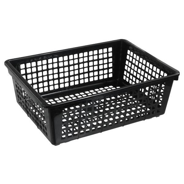 A4スタッキングバスケット ブラック : 100円雑貨&日用品卸-BABABA