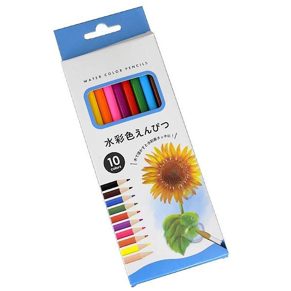 水彩色鉛筆 10色入 : 100円雑貨&日用品卸-BABABA - 通販 - Yahoo