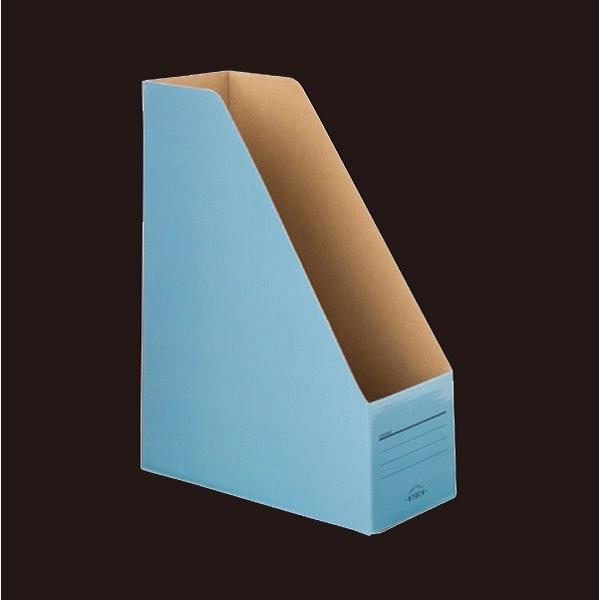 ファイルボックス　Ａ４サイズ収納可　タテ型（１０×２５×高さ３２ｃｍ）　アースカラー　［色指定不可］