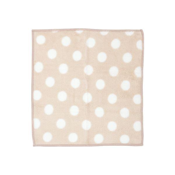 ふんわりハンドタオル ドット柄 30×30cm ［色指定不可］ (100円