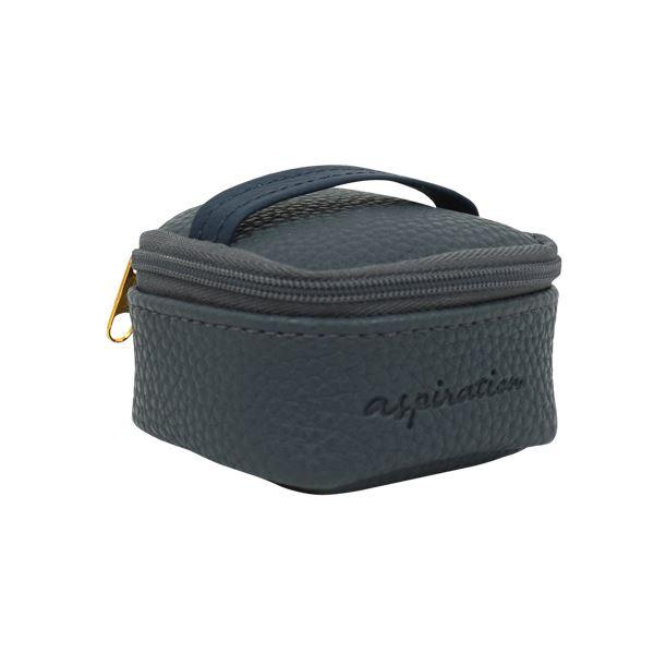 アクセサリーケース ハンドル付 グレイッシュカラー 4×6×マチ6cm ［色