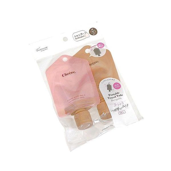 詰め替えパウチ、2枚入りです。シャンプーなどを小分けにして詰め替えられます。フック穴があいて掛けて使えます。使用後はコンパクトにたためます。※完全密封ではございません●1枚のサイズ(約)・70×125×24mm●1枚の容量(約)・30ml●...