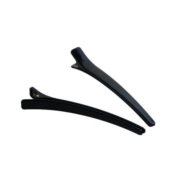 ヘアクリップ 静電気防止 12cm 2個入 (100円ショップ 100円均一 100 