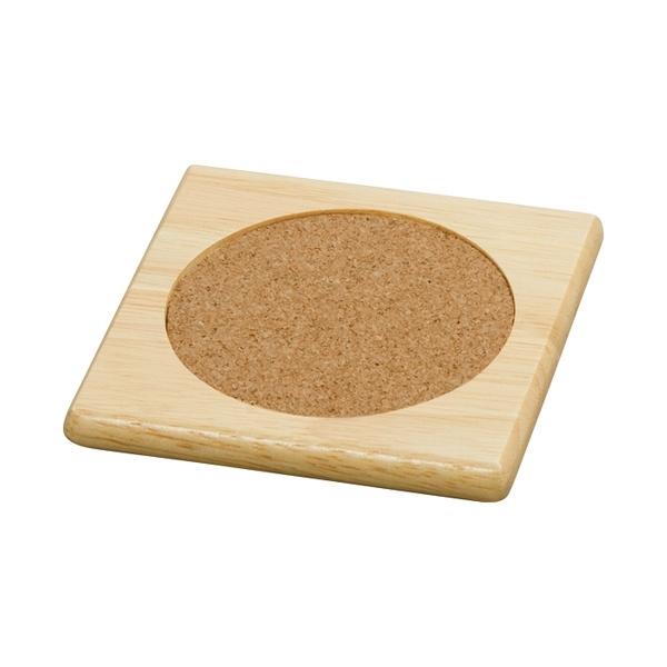 木製コルクコースター 角型 ９．５×９．５ｃｍ :2TNH36154:100円雑貨日用品卸-BABABA - 通販 - Yahoo!ショッピング