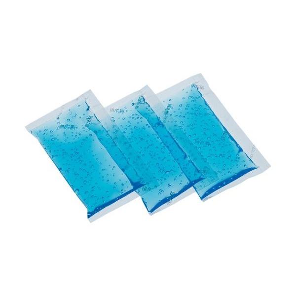 保冷剤、3個入りです。凍らせても柔らかいシャーベットタイプです。2段タイプのランチボックスやペットボトル等の保冷にお使いください。●1個のサイズ(約)・120×68×厚み9mm●1個の容量(約)・50g●内容物・カルボキシメチルセルロース●...