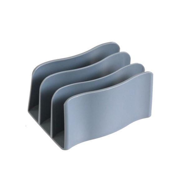 メモスタンド ヌーベ ブルーグレー 7×10×高さ5.5cm (100円ショップ 100