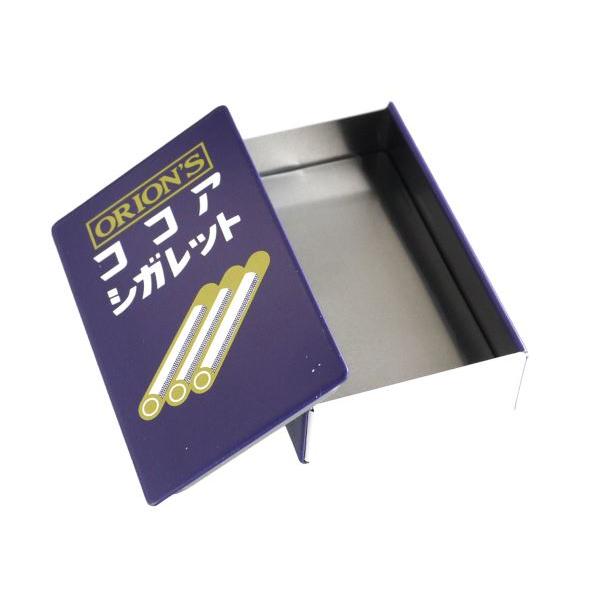 缶ケース ココアシガレット 4.8×7.7×高さ1.9cm (100円ショップ 缶ケース ココアシガレット 4.8×7.7×高さ1.9cm (100円ショップ