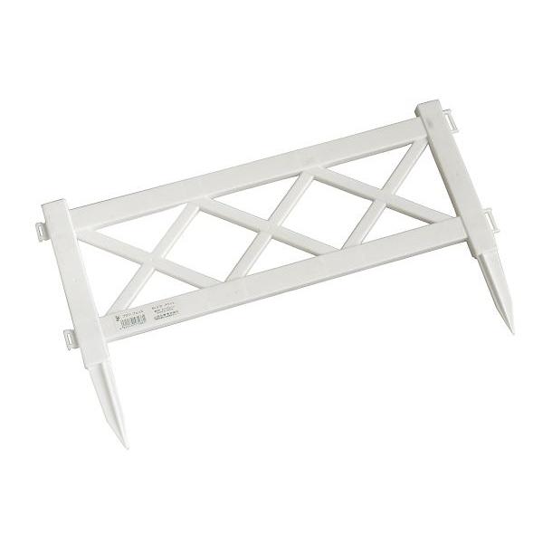 ガーデニング用のフェンスです。土に差し込むだけで簡単に設置できます。同じフェンスを連結して使用できます。お庭のレイアウトや花壇の縁取り等に便利です。●サイズ(約)・472×282×厚み13mm●色・ホワイト●原材料・ポリプロピレン●用途・フ...