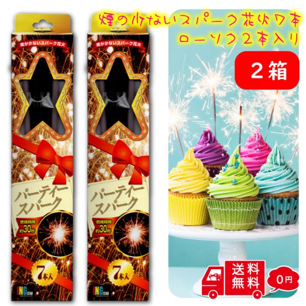 ポイント消化 パーティースパーク7本 + ローソク2本入 ケーキ 結婚式 誕生日 パーティー 演出誕生日、クリスマス、ホームパティーを最高の演出で最高の思い出を飾ります！パーティグッズの決定版！ケーキ花火・カクテル花火・シーンを問わず演出します。