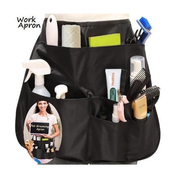 ハーフタイプのワークエプロンです。ポケットがたくさんついているので掃除道具やDIYの道具などを入れたりと、多機能にお使いいただけます。【サイズについて】画像をご参照ください。【素材について】ポリエステル【カラーについて】生産ロットにより柄の...