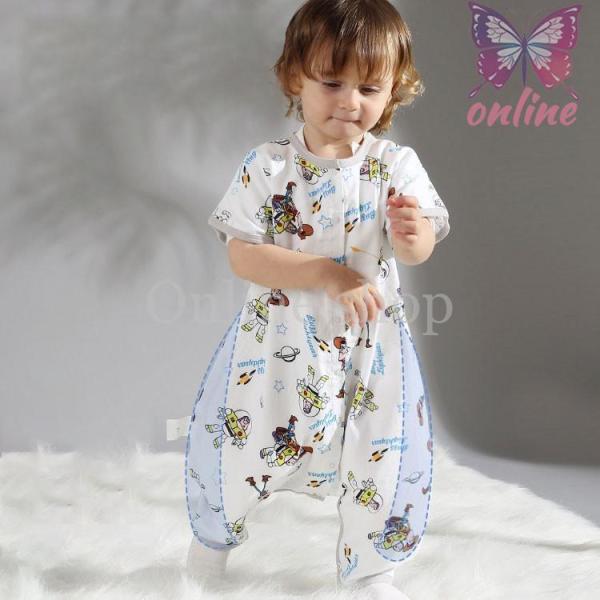 【品名】:ベビー用寝袋【素材】:綿【カラー】：全2色【サイズ】：70-100【季節】: 春 秋 冬スリーパー ガーゼ メッシュ 赤ちゃん ハンスパンプキン 夏用クールスリーパー ジッパー型 ベビー キッズ ガーゼ スリーパー 綿 コットン ...