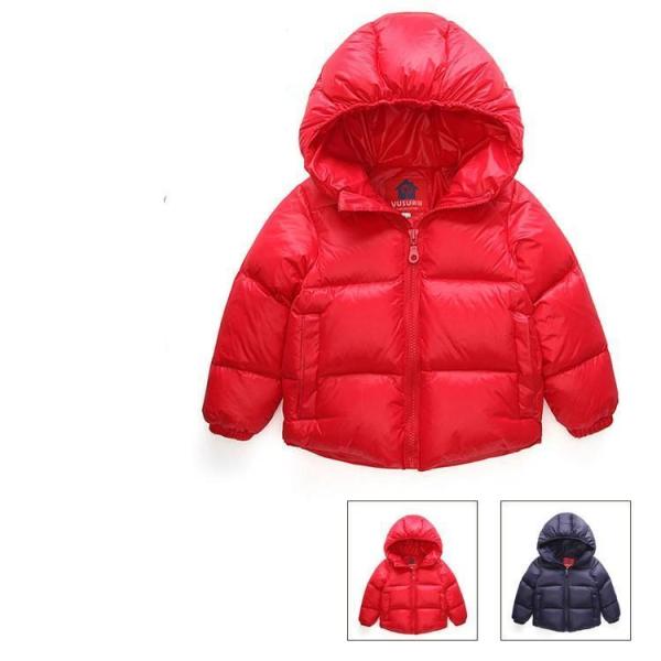 ■ 品名：ベビーダウンコート■ 素材：ポリエステル ■ 充填物：ダウン■ カラー：全2色■ サイズ：80-120■ 季節：秋/冬検索ワード：ベビー ロンパース 子どもダウンコート カバーオール ジャンプスーツ フード付き 防寒アウター ダウ...