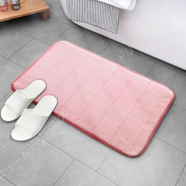 表面：ポリエステル 裏面：TPR滑り止めサイズ：40*60cm 50*80cm 60*90cm 80*120cm 120*160cm   カラー：グレー・ブルー・ダークグレー・ダークブルー・ブラウン・レッド・パープル・グリーン・ベージュ・黄...
