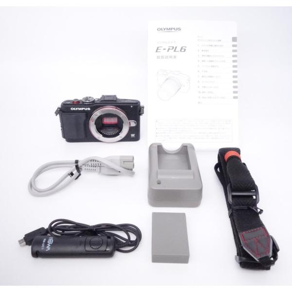 オリンパス OLYMPUS ミラーレス一眼 PEN Lite E-PL6 ボディ ブラック