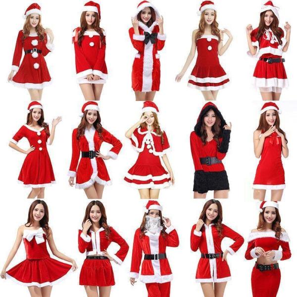 クリスマス衣装 レディース サンタクロース 仮装 サンタ コスプレドレス ワンピース ボレロ セットアップ 可愛い パーティードレス マント ポンチョ