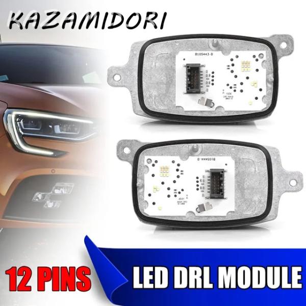 並行輸入品 B105443-B B105444-B ルノー メガーヌ MK4 RS 2016-2021用  LEDヘッドライト エンジェルアイズ DRL コント