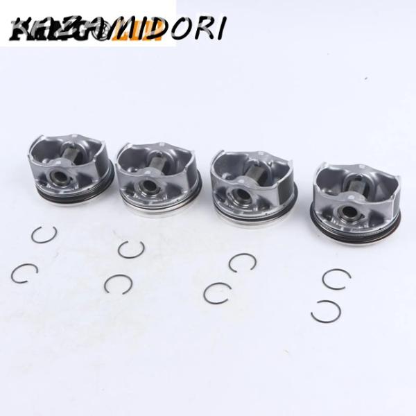 並行輸入品 4個 06K107065AG Φ23mm ピストン＆リングセット アウディ S3 8V TTS ゴルフ R MK7 2.0 TSI CJX DJH 