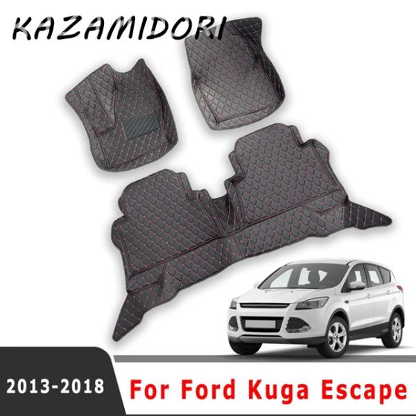 並行輸入品 フォードクーガ／エスケープ 2018年2017年2016年2015年2014年2013年用 トランクカーペット カーフロアマット インテリアアクセサ