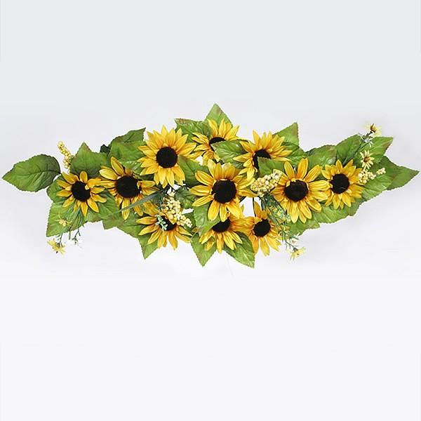 夏の装飾品 ひまわりミックススワッグ