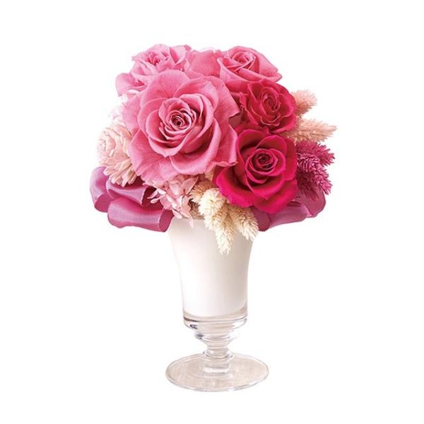 人気上昇中 シャインローズ ２ ピンク アレンジメント プリザーブドフラワー ギフトアレンジ セット含む キット